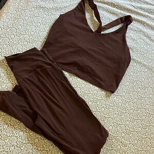 Brown Activewear Set